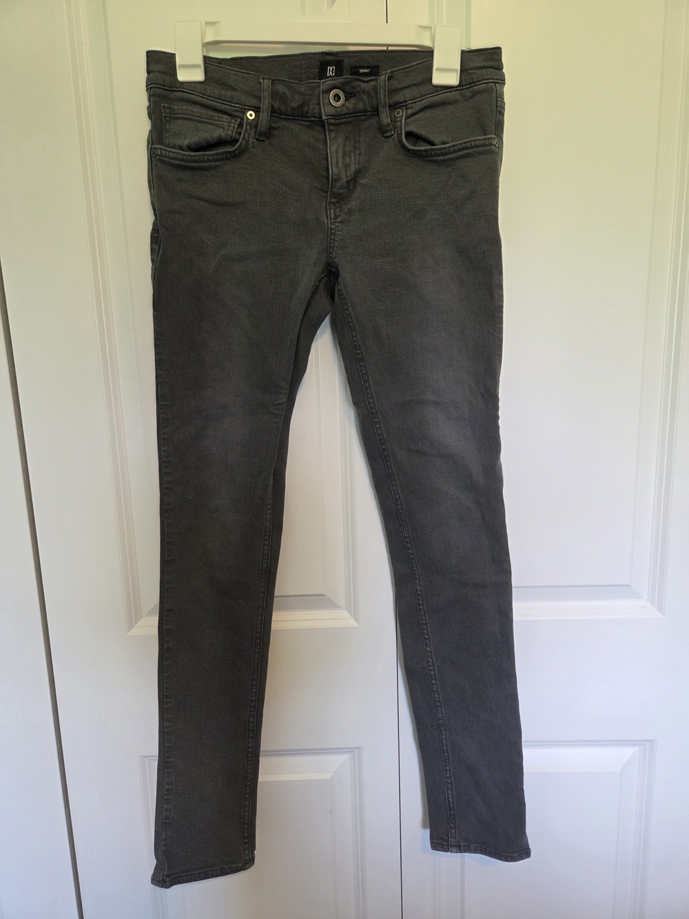 DC Women’s Skinny Jeans in Charcoal Gray